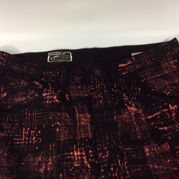 Bleach It And Dye Jeans John Rankine Art 33/32 Black Pink Upcycled Rustler Jeans - Picture 4 of 8